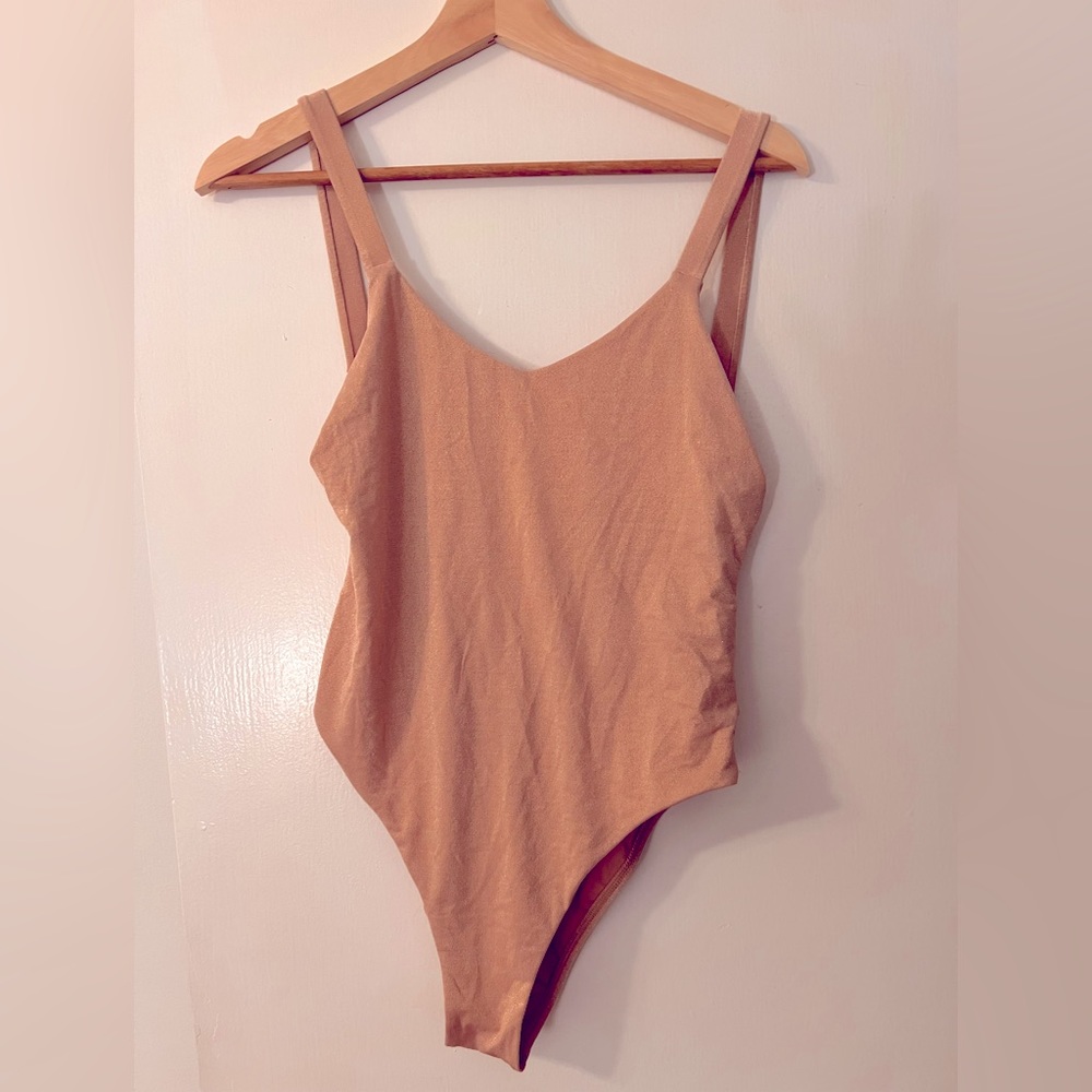 Vitamin A swimsuit rose gold